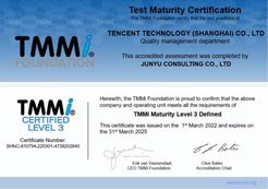 【手游】腾讯WeTest通过TMMi 3级认证